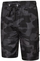Kam Jeans 3010 Bañador con estampado camuflaje gris oscuro
