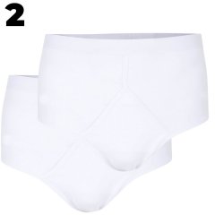 Espionage U003W calzoncillos slip pack de 2 blanco