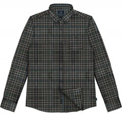 Double Outfitters FS-5230 Camisa de cuadros Verde oscuro/Beige