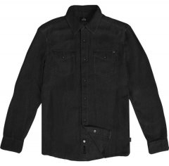 Double Outfitters GS-5126 Camisa con botones de presión Negro