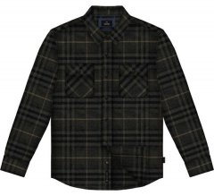 Double Outfitters GS-5233 Camisa de franela Negro/Gris