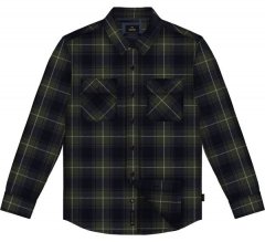 Double Outfitters GS-5233 Camisa de franela Oliva/Azul