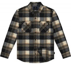 Double Outfitters GS-5233 Camisa de franela Azul marino/Beige