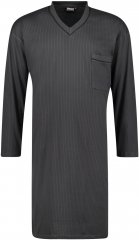 Adamo Gustav Long Nightshirt Charcoal