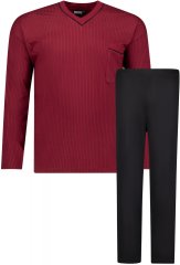 Adamo Gustav Long sleeve Pyjama Burgundy