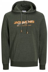 Jack & Jones JJALVIS Hoodie Kombu Green