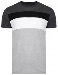 Kam Jeans 5231 Cut and Sew T-shirt Grey