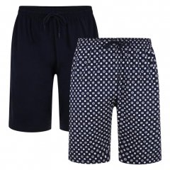 Kam Jeans 876 Lounge Shorts Twin Pack Navy