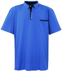 Lavecchia 1701 Jersey Poloshirt Royal Blue