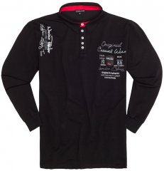 Lavecchia 2025 Printed Sweatshirt with collar Black