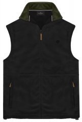 Double Outfitters MFT-7089 Sleeveless Fleece Vest Black