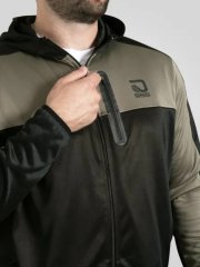 D555 Southport Sudadera con capucha y cremallera Negro