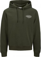 Jack & Jones Makoto Hoodie Small Print Green