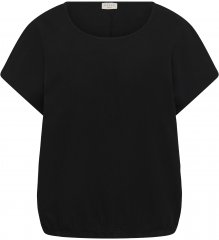 Kaffe Curve Nana Blusa de manga corta Negro