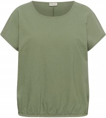 Kaffe Curve Nana Blusa de manga corta Verde
