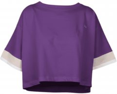 Nora Mikken AGNES Crop Top Purple