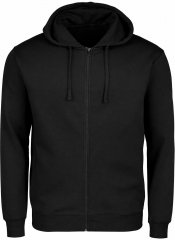 Big Bones Zorro Hoodie with Zipper Black