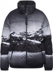 Ulla Popken HYPRAR Mountain Scene Performance Puffer Jacket Black