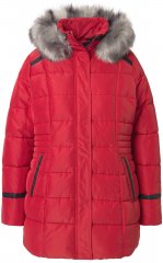 Ulla Popken HYPRAR Quilted Jacket Ruby Red