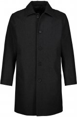 JP1880 Coat Wool Blend Water Repellent Dark Grey