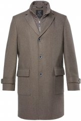 JP1880 Coat Flexnamic Quilted Insert Grey TALL