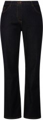 Ulla Popken Straight Leg Mandy Fit Stretch Jeans Dark Blue Denim
