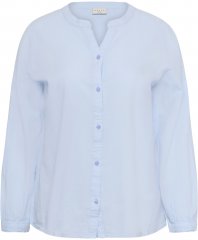 Kaffe Curve Nana Camisa de manga larga Azul