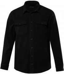 JP1880 Overshirt Fleece Long Sleeve Black TALL