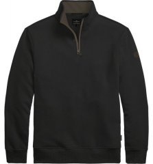 Double Outfitters MTOP-1163 Sudadera con media cremallera Negro