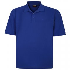 Espionage P074C Polo de Manga Corta Azul Royal
