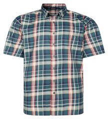Espionage SH447 Camisa de cuadros verde