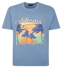Espionage T425 Laguna Beach Camiseta estampada azul