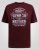 D555 Baldwin Grumpy Old Man Club Print Crew Neck T-shirt Burgundy/ Black Twist - Camisetas - Camisetas - 2XL-14XL