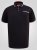 D555 Potts Jersey Polo With Jacquard Collar & Cuffs Negro - Polos - Polos 2XL-8XL