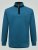 D555 Conway 1 1/4 Zip Neck Fleece Sweatshirt With Bear Logo Teal - Sudaderas - Sudaderas 2XL-12XL