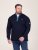 D555 Conway 2 1/4 Zip Neck Fleece Sweatshirt With Bear Logo Azul marino - Sudaderas - Sudaderas 2XL-12XL