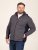 D555 Conrad Detachable Hood Bonded Fleece Zip Through Hoody Azul marino - Sudaderas - Sudaderas 2XL-12XL
