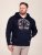 D555 Hector Adventurer Printed Zip Through Hoody Azul marino - Sudaderas - Sudaderas 2XL-12XL