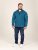 D555 Conway 1 1/4 Zip Neck Fleece Sweatshirt With Bear Logo Teal - Sudaderas - Sudaderas 2XL-12XL