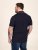 D555 Reid AOP Polo With Jacquard Collar, Pocket And Cuffs Azul marino - Polos - Polos 2XL-8XL