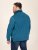 D555 Conway 1 1/4 Zip Neck Fleece Sweatshirt With Bear Logo Teal - Sudaderas - Sudaderas 2XL-12XL