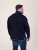 D555 Conway 2 1/4 Zip Neck Fleece Sweatshirt With Bear Logo Azul marino - Sudaderas - Sudaderas 2XL-12XL