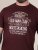 D555 Baldwin Grumpy Old Man Club Print Crew Neck T-shirt Burgundy/ Black Twist - Camisetas - Camisetas - 2XL-14XL