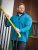 D555 Conway 1 1/4 Zip Neck Fleece Sweatshirt With Bear Logo Teal - Sudaderas - Sudaderas 2XL-12XL