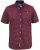 D555 Hillcrest S/S Micro Ao Print Shirt Burgundy - Camisas - Camisas 2XL-10XL