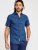 D555 Tristain S/S Floral Ao Print Shirt Navy - Camisas - Camisas 2XL-10XL