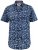 D555 Padbury Floral Ao Printed S/S Shirt Navy - Camisas - Camisas 2XL-10XL