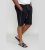 D555 Ryan Jersey Shorts 2-pack Black/Charcoal - Pantalones y cortos de chándal - Pantalones y Pantalones cortos de chándal - 2XL-12XL