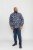 D555 Rooksey Floral Print Shirt Navy - Camisas - Camisas 2XL-10XL