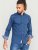 D555 Chilton LS Shirt Navy - Camisas - Camisas 2XL-10XL